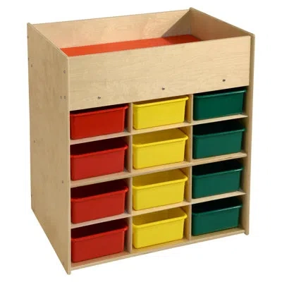Wood Designs Contender Changing Table With Pad And With 12 Baskets