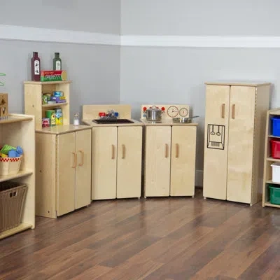 Wood Designs Contender Kitchen Set In Brown