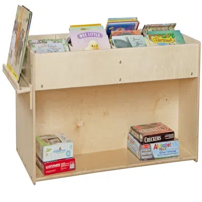 Wood Designs Contender Mobile Book Organizer In Neutral