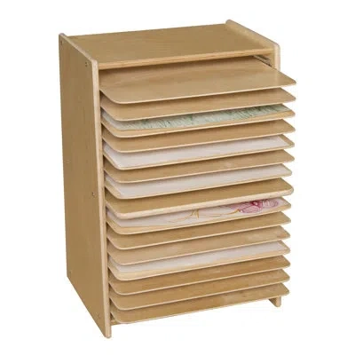 Wood Designs Contender Mobile Drying And Storage Rack In Brown