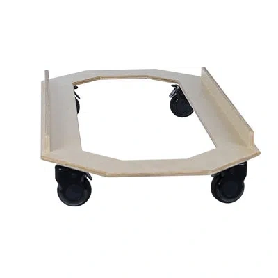 Wood Designs Cot Carrier With (20) Assembled Cots In Blue