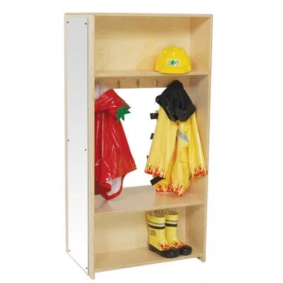 Wood Designs Dress-up Locker With Mirror In White