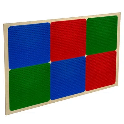 Wood Designs Duplo Compatible Wall In Natural
