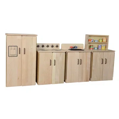 Wood Designs Maple Heritage Kitchen Set In Brown