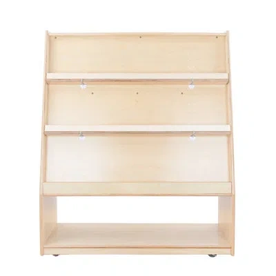 Wood Designs Mobile Library In Brown