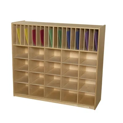Wood Designs Multi Storage Without Trays In Brown