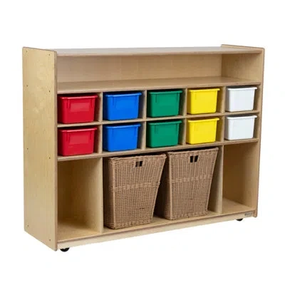 Wood Designs Multi-use Storage Unit In Multicolor