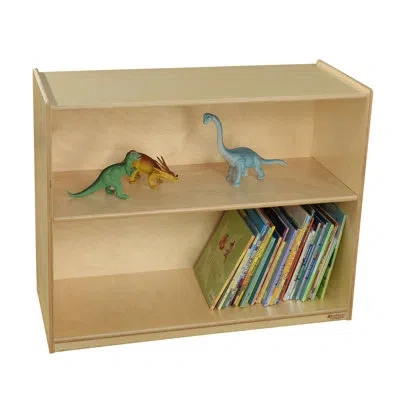 Wood Designs Natural Environments 2 Compartment Shelving Unit In Gloss