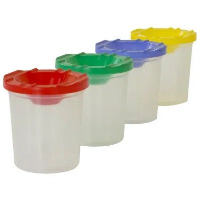 Wood Designs Paint Cups In Clear