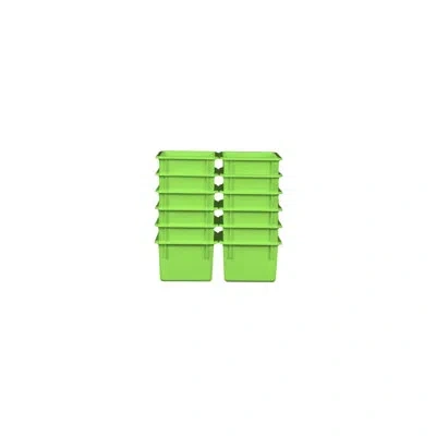 Wood Designs Plastic Cubby Bin In Lime Green