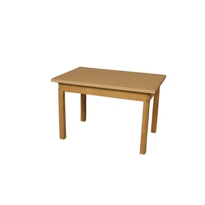 Wood Designs Rectangle Activity Table In Brown