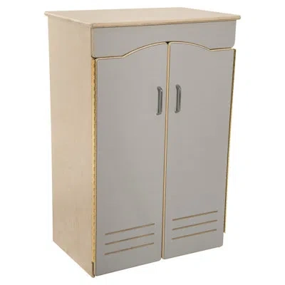 Wood Designs Stainless Refrigerator Appliance In Stainless Steel