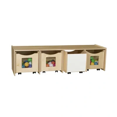 Wood Designs Storage Bench In Brown