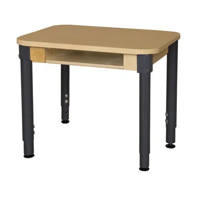 Wood Designs Student Desk With Adjustable Legs 18"-29" In Natural