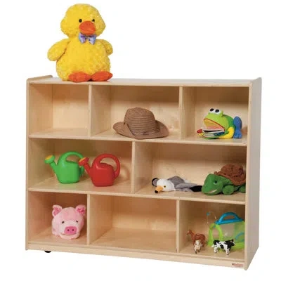 Wood Designs Tip-me-not 38"h Storage In Brown
