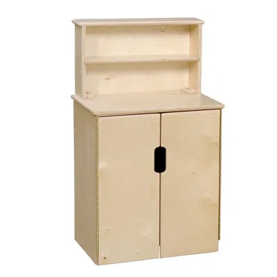 Wood Designs Tip-me-not Deluxe Hutch Appliance In Natural;birch