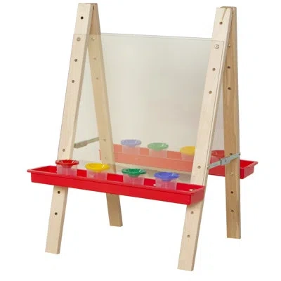 Wood Designs Tot Size Double Acrylic Easel In Red