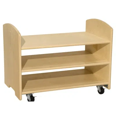 Wood Designs Trolley Base In Natural;gloss