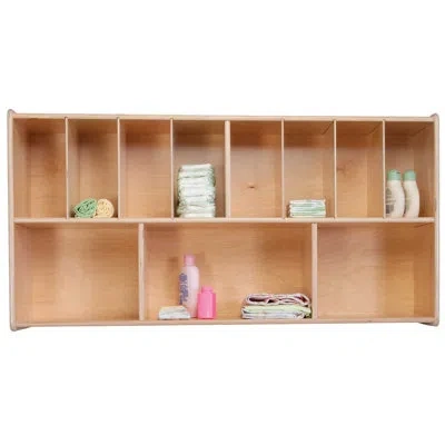 Wood Designs Wall Organizer In Natural;gloss