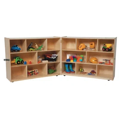 Wood Designs X-deep Folding Storage 38"h In Brown