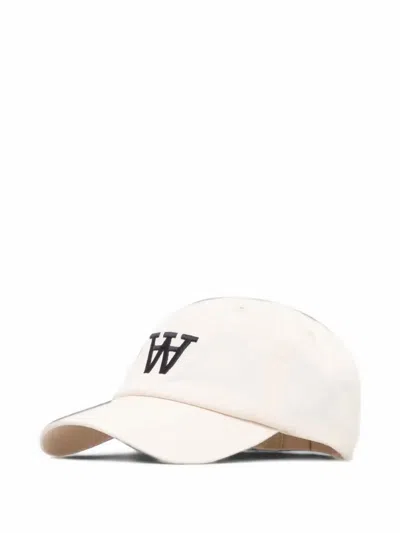 Wood Wood Eli Logo-embroidered Baseball Cap In Neutral