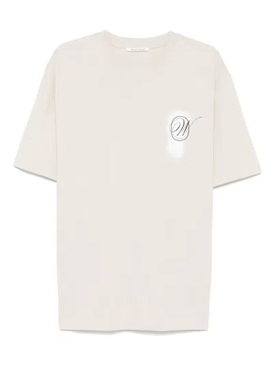Wood Wood Haider Gesart T-shirt In White