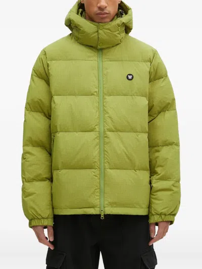 Wood Wood Hooded Ripstop Puffer Jacket