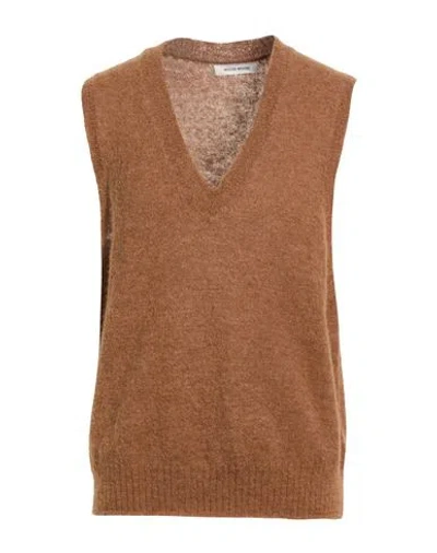 Wood Wood Man Sweater Brown Size L Alpaca Wool, Polyamide, Merino Wool