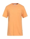 Wood Wood Man T-shirt Orange Size M Cotton In Orange