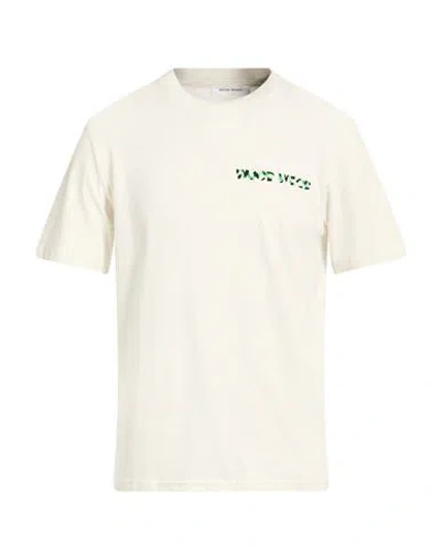 Wood Wood Man T-shirt Light Grey Size S Cotton In White