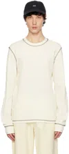 Wood Wood Off-white Emil Long Sleeve T-shirt In Off-white