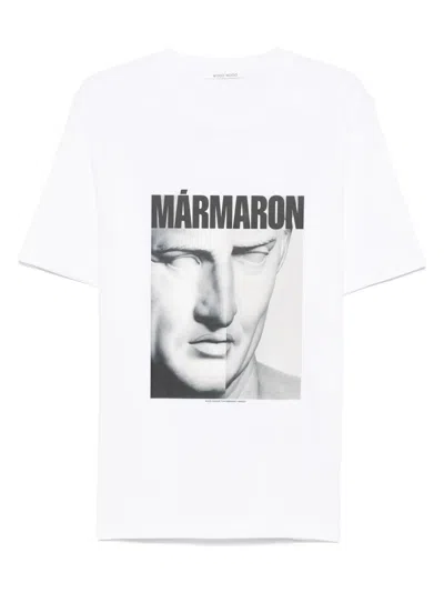 Wood Wood Printed T-shirt In Black