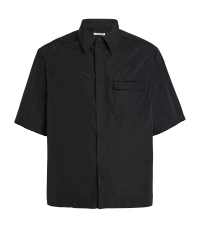 Wood Wood Short-sleeve Shirt In Black