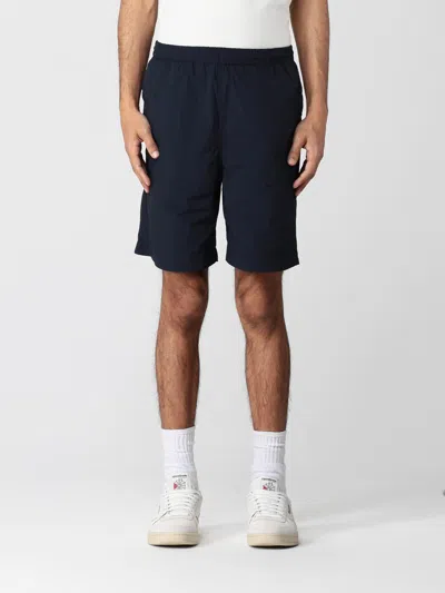 Wood Wood Elasticated Waistband Deck Shorts In Navy