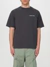 Wood Wood Haider Tribe Cotton T-shirt In Petroleum Blue
