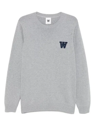 Wood Wood Tay Sweater In Gray