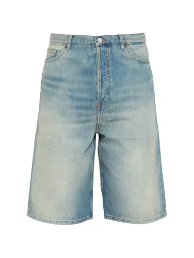 Wood Wood Type 16 Denim Shorts In Blue