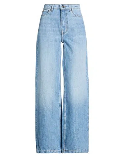Wood Wood Woman Jeans Blue Size 24w-32l Cotton