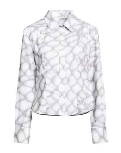 Wood Wood Woman Shirt Light Grey Size 12 Cotton In Gray