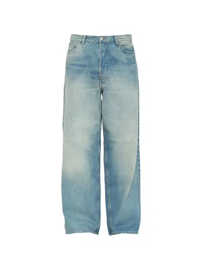 Wood Wood Wwtype 3 Faded-effect Jeans In Blue