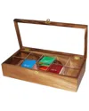 Woodard & Charles 10-compartment Tea Box
