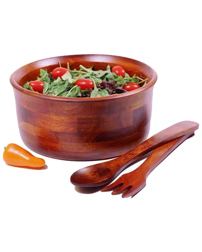 Woodard & Charles 10in Medium Salad Bowl & Servers