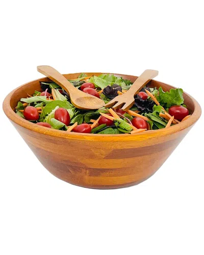 WOODARD & CHARLES WOODARD & CHARLES 14IN SALAD BOWL & SERVERS