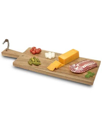 Woodard & Charles 23in Large Paddle Board Serving Tray In Brown