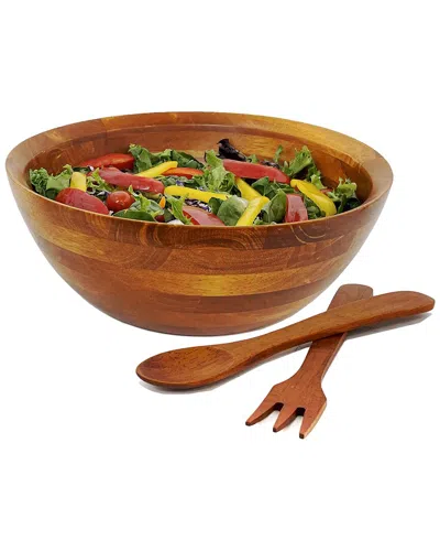 WOODARD & CHARLES WOODARD & CHARLES 3PC 10IN SALAD BOWL & SERVER SET