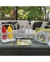 Woodard & Charles 3pc Entertaining Set In White