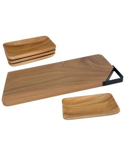 WOODARD & CHARLES WOODARD & CHARLES 5PC ENTERTAINING SERVING SET