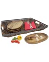 Woodard & Charles 5pc Entertaining Set In Brown