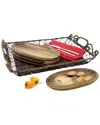 Woodard & Charles 5pc Entertaining Set In Brown