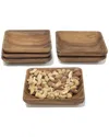 Woodard & Charles 6 Piece Square Multipurose Tray Set